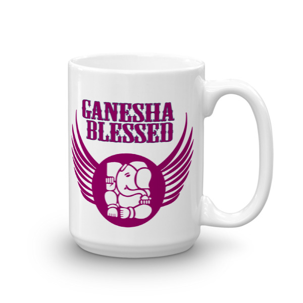 Blessed By Ganesha - Mug