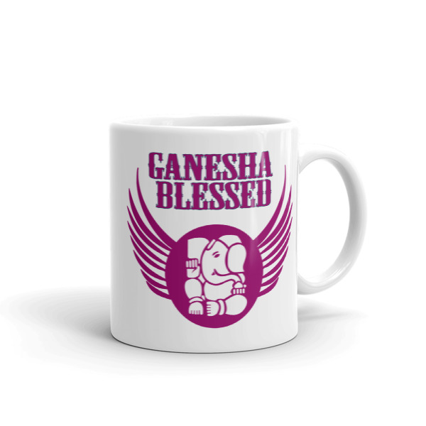Blessed By Ganesha - Mug