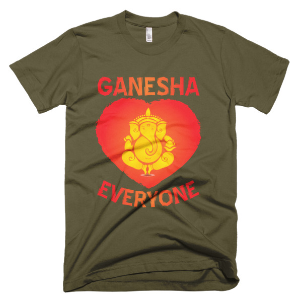 GANESHA HEART EVERYONE Short sleeve men's t-shirt