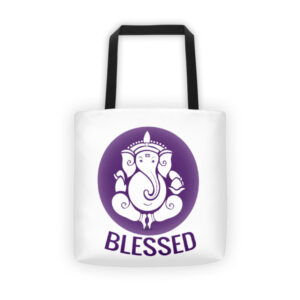 PURPLE BLESSED Tote bag