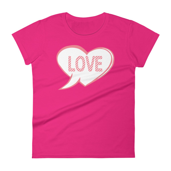 LOVE Women's short sleeve t-shirt