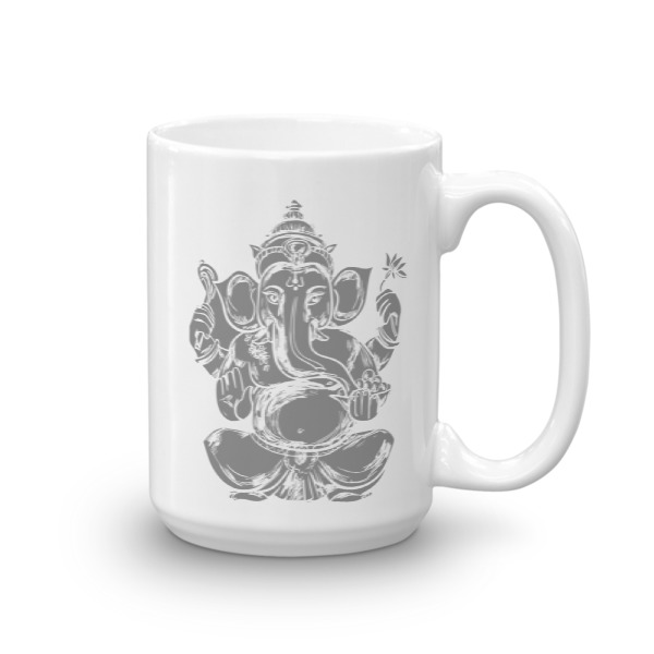 Ganesha Greyscale Mug