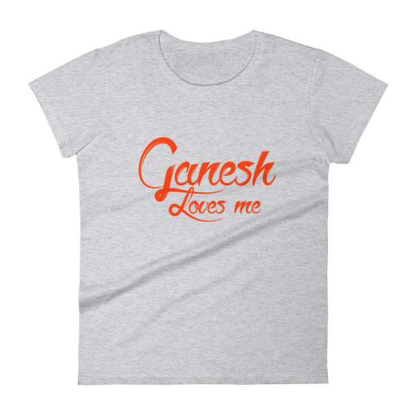 GANESH LOVES ME Women's short sleeve t-shirt