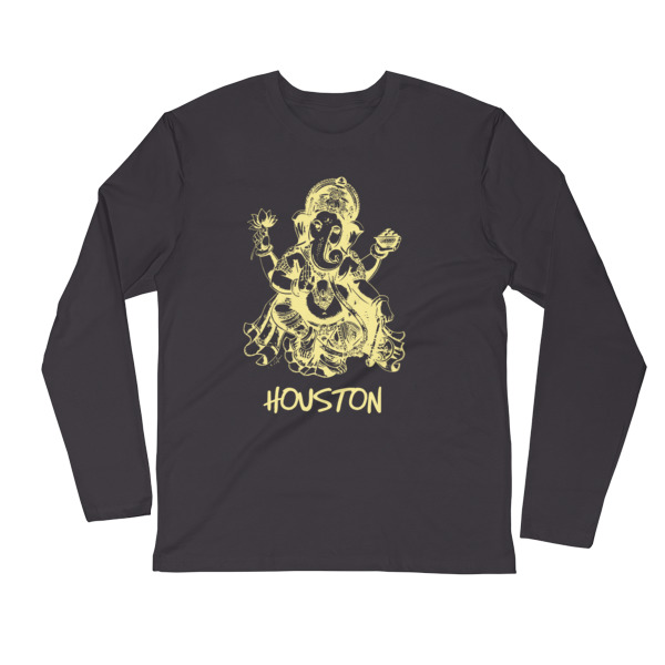 Ganesh Houston Long Sleeve Fitted Crew