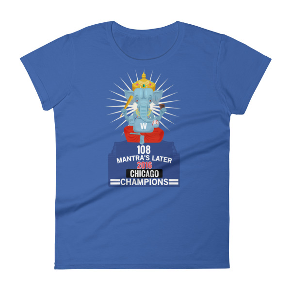 GANESH 108 MANTRA CHICAGO CHAMPIONS - SHAH Women's short sleeve t-shirt