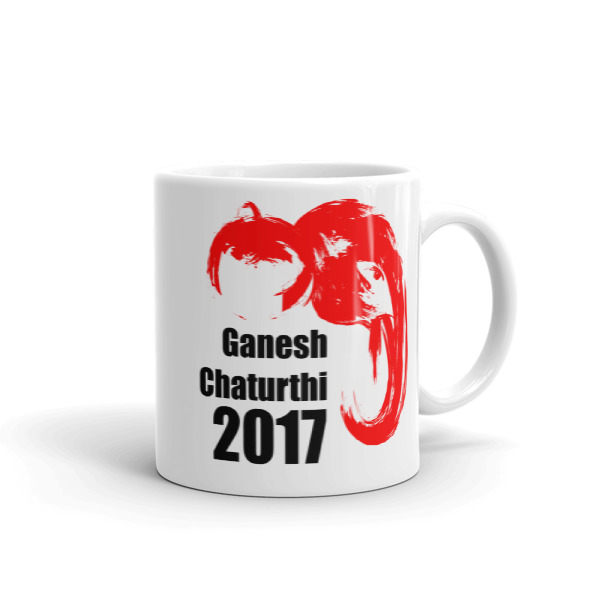Ganesh Chaturthi Red Mug