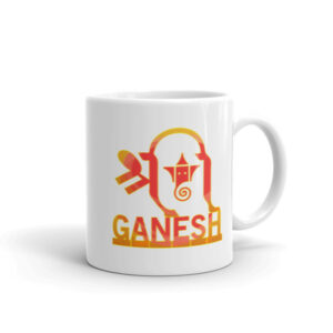 Ganesh Inside Ganesh Orange Mug